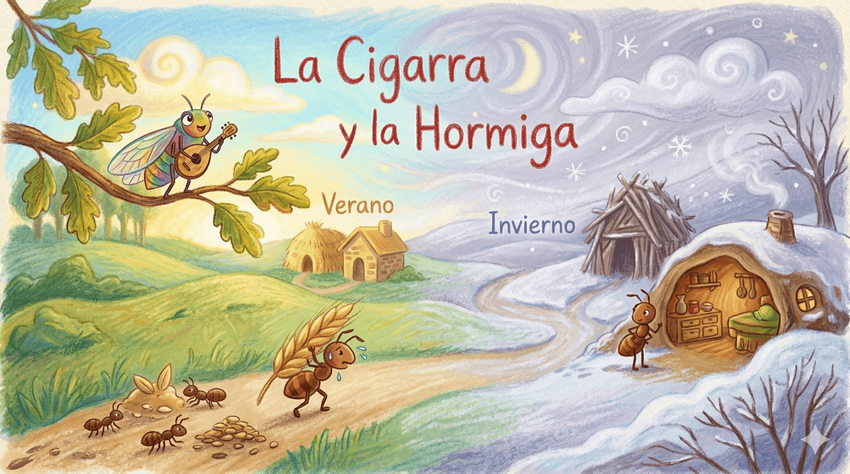 La Cigarra y la Hormiga